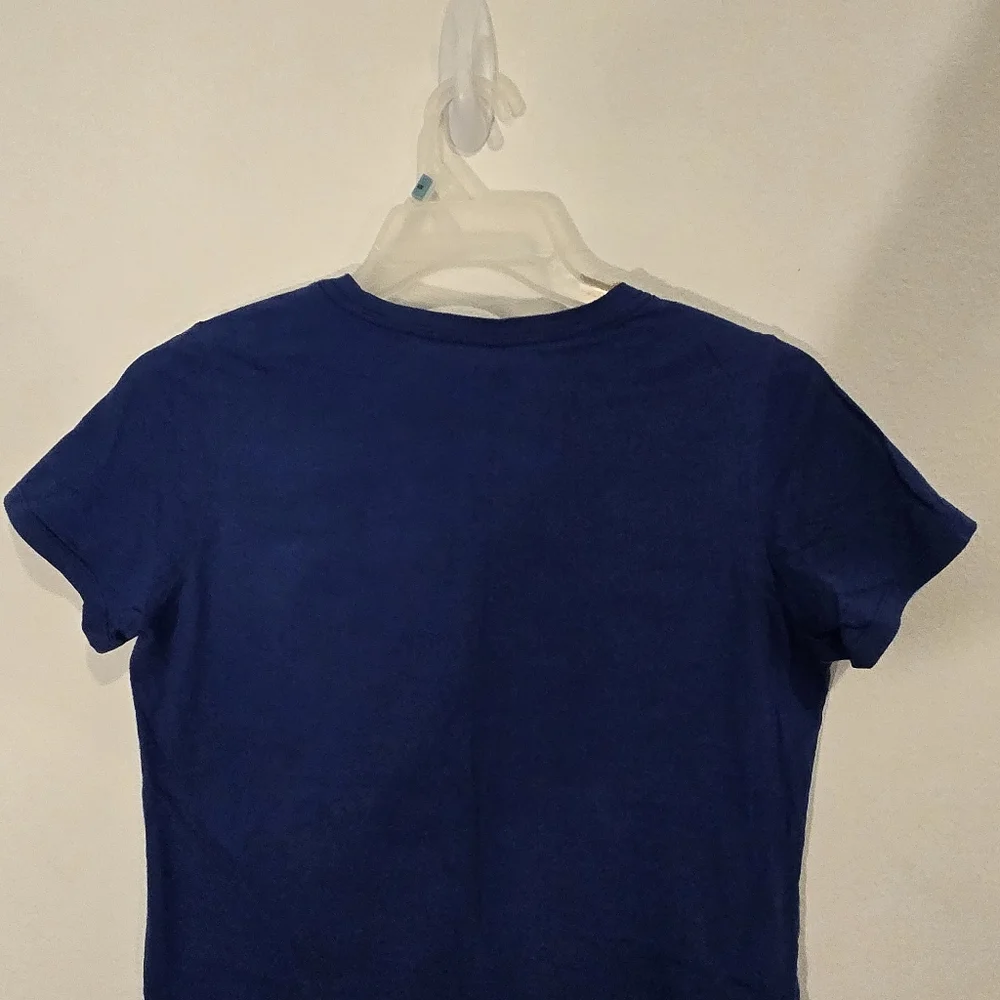 Nike Blue Kansas City Royals KC Logo  T-Shirt Size Medium - Picture 8 of 9